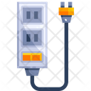 Power Strip Electric Board Multi Holder Icon