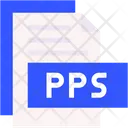 Pps Icon - Download in Flat Style