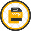 Pptm File Icon