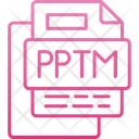 Pptm File Icon
