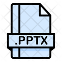 Pptx File File Extension Icon