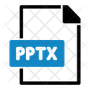 Pptx Document File Format Icon