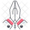 Praying Icône