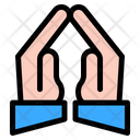 Praying Hand Hands And Gestures Icon