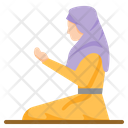 Prayer Muslim Woman Praying Islam Muslim Dua Icon