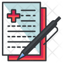 Prescription Write Medical Icon