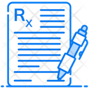 Prescription Patient Card Rx Icon