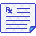 Prescription Paper Sheet Icon