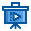 Screen Projector Standing Screen Projection Screen Icon