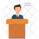 Presenter Speaker Presentation Icon