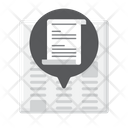 Print Journalism Report Paper Icon