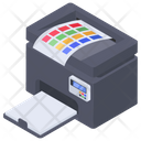 Color Printer Printing Machine Copying Machine Icon