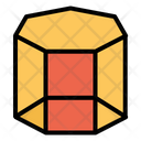 Geometry Hexagonal Prism Icon