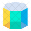 Geometry Hexagonal Prism Icon