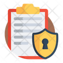 Privacy Policy Data Policy Document Protection Icon