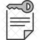 Key Document File Icon