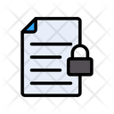 Private Lock File Icon
