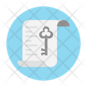 Document Key Sheet Icon
