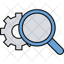 Problem Solve Audit Magnifier Icon