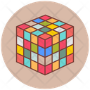 Problem Solving Cube Toy Icon