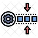 Process Alignment Icon - Download in Colored Outline Style