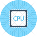 Processor Chip Integrated Icon