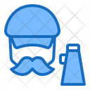 Producer Director Mustache Icon