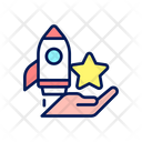 Product Launch Startup Achievement Icon