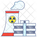 Manufacturing Production Factory Power Plant Icon