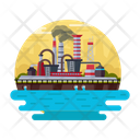 Factory Mill Production Plant Icon