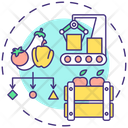 Products sorting and packaging  Icon