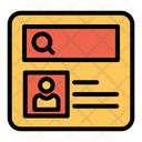 Profile Search Icon