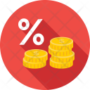 Percentage Coins Share Icon