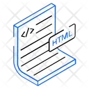 Programming File Icon - Download in Isometric Style