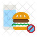 Prohibit Fast Food Icon