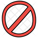 Circle Backslash Backslash Symbol Prohibition Sign Icon