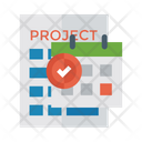 Project Deadline Deadline Infographic Project Management Icon