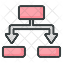 Project Plan Workflow Hierarchy Structure Icon