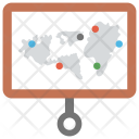 Projection Screen Map Icon