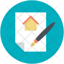 Property Paper House Icon