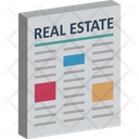 Property Papers Mortgage Real Estate Icon
