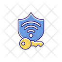 Protected Wifi Password Icon