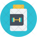 Protein Drug Dumbbell Icon