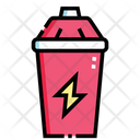 Protein Shake Gym Energy Drink Icon