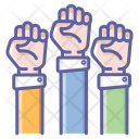Protest Up Finger Icon