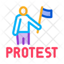 Protest Man Icon