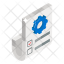 Wireframe Prototype Paper Model Icon