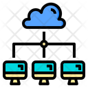 Provider Cloud System Online Icon