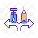 Providing Vaccination Proof And Negative Test Icon