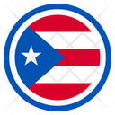 Puerto Rico Country National Icon